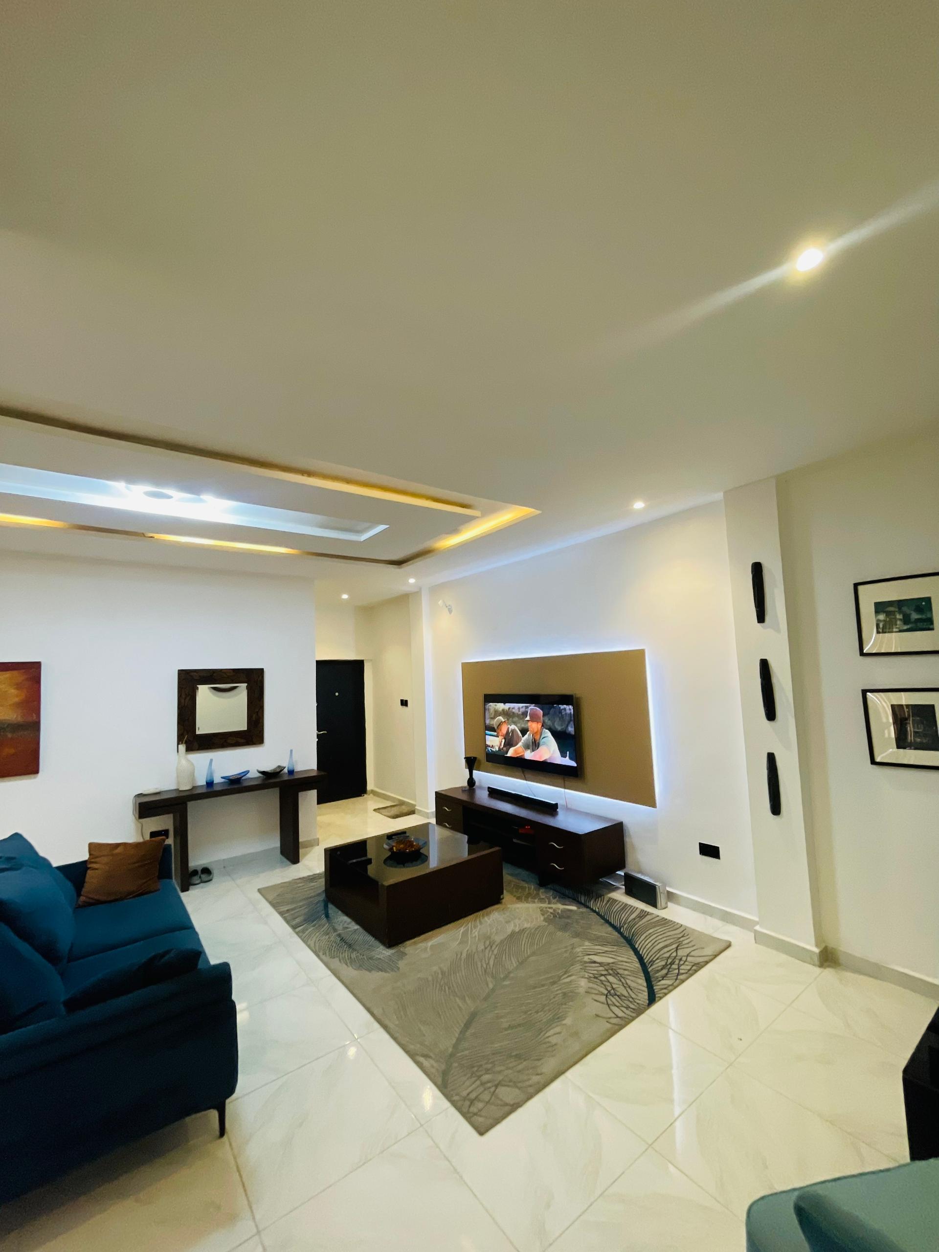 WhatsApp Image 2025-10-09 at 10.42.52 (1) 2 Bedroom Serviced Apartment A fantastic two-bedroom luxury apartment is now available for booking